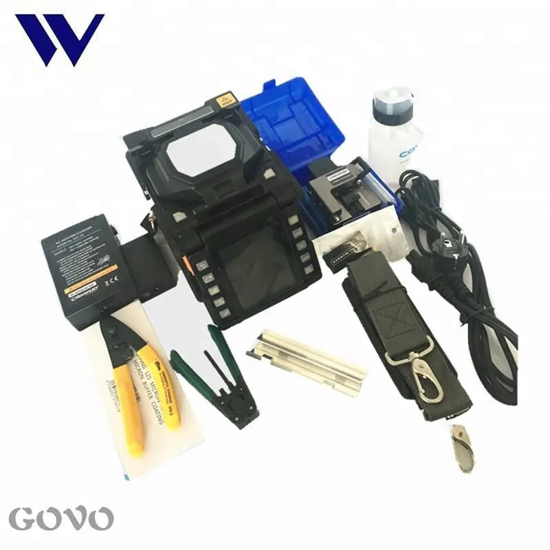 Comway c6 arco fusão splicer kit de emenda de fusão óptica