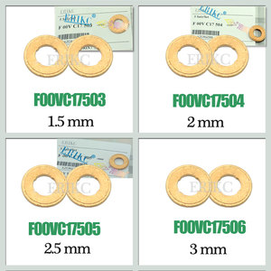 ERIKC Injector Copper Gasket <strong>Washer</strong> F00VC17504 ( F 00V C17 504) Brass Pressure <strong>Washer</strong> <strong>Shim</strong> F00V C17 504 - Product Image 3