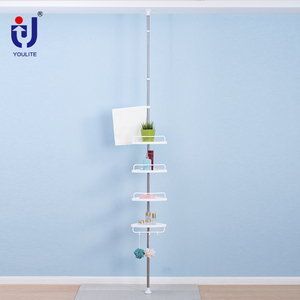 Popular Bathroom <strong>Corner</strong> <strong>Wall</strong> Mounted 4 Tier Tower <strong>Shelves</strong> - Product Image 6