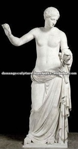 Elegante obra de arte antigua, estatua de Venus de Arles, parte de la colección de estatuas de piedra Classis - Product Image 2