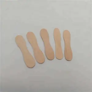 China supplier wooden ice cream spoons wrapped