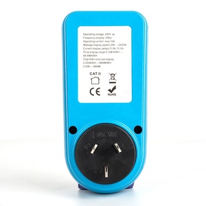 AC <strong>Power</strong> <strong>Meter</strong> 230V 50Hz US EU <strong>Plug</strong> in Socket Analyzer Digital Wattmeter Watt Energy Monitor Display Time Volt Amp Herz Watt Kwh - Product Image 4