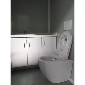 Ponsel Kontainer Portabel Toilet dengan Wudhu, Toilet dan Kamar Mandi