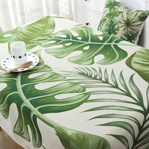 Tropical Leaf Printing <strong>Waterproof</strong> Tablecloth Green Tree <strong>Table</strong> Decoration <strong>Table</strong> <strong>Cover</strong> - Product Image 5