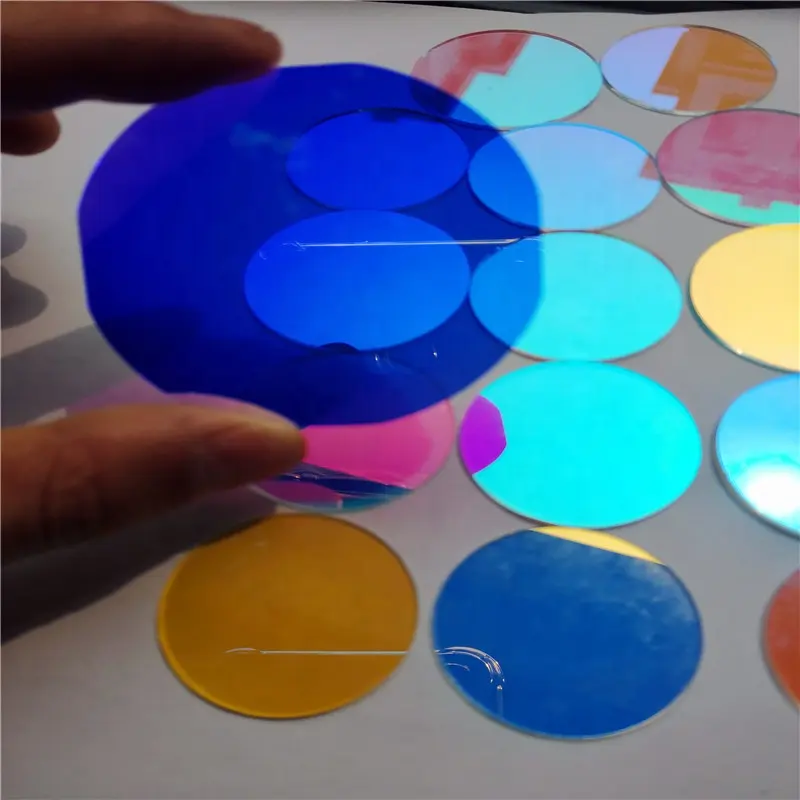 Ультра тонкий термостойкие гобо цвет стеклянный фильтр объектива