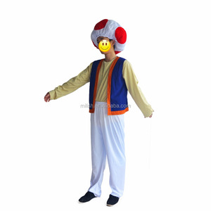 <span class=keywords><strong>Déguisement</strong></span> amusant pour costumes de jeu, gilet et pantalon de prince champignon mignon pour Halloween en polyester MFJ-0003 - Product Image 3