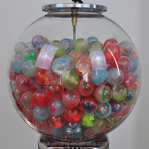 Sản phẩm hot viên nang đồ chơi kẹo cao su bouncy bóng Máy bán hàng tự động với Chrome đứng - Product Image 5