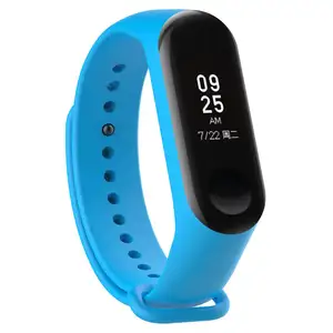 สายรัดข้อมือซิลิโคน TPU สำหรับฟิตเนส,สายนาฬิกายางอัจฉริยะสำหรับ Mi 3 2 1 Xiaomi Band3 Xiomi M2 Miband Xiao Mi Mi3 Dual M3 Band2 1S M5 Dual