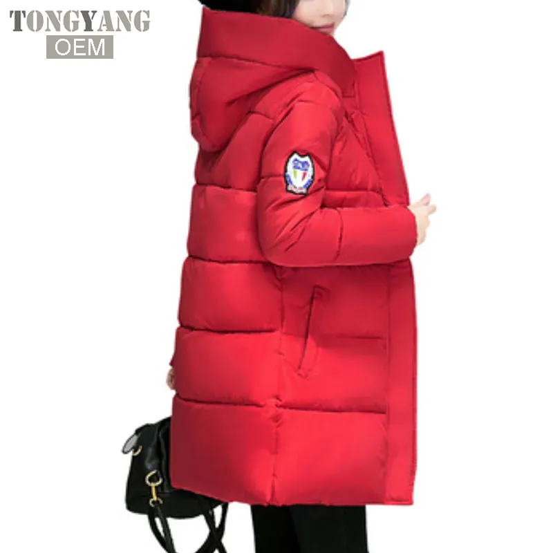 TONGYANG 2021 New Long Parkas Female Women Winter Coat giacca invernale in cotone spesso capispalla donna