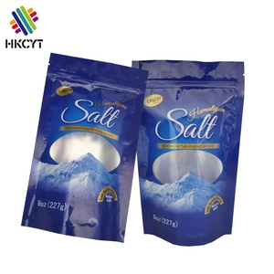 หน้าต่างด้านหน้าพลาสติกอลูมิเนียมฟอยล์ผนึกยืนขึ้นถุงสำหรับบรรจุภัณฑ์เกลือ - Product Image 1