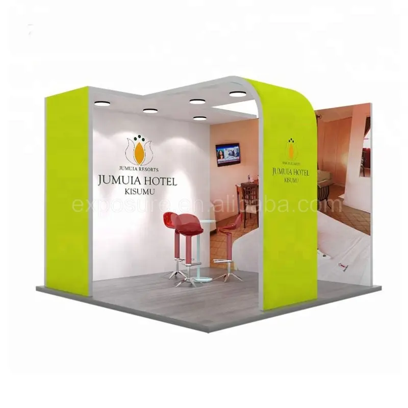 Tianyu 3d Model Design Custom Aluminum Frame Shell Scheme Exhibition Trade Show Booth Stand Expo