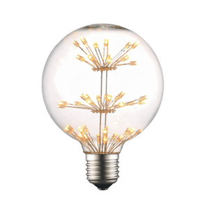<span class=keywords><strong>Ampoule</strong></span> LED Edison en verre, luminaire décoratif d'intérieur, lumière étoilée <span class=keywords><strong>G30</strong></span> G95 - Product Image 1
