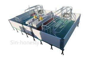 Doble diseñador que contiene 2 Cerdas de cerdo, <span class=keywords><strong>jaula</strong></span>/<span class=keywords><strong>jaula</strong></span> - Product Image 4