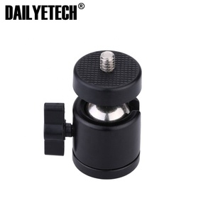 360 grados giratorio <span class=keywords><strong>Mini</strong></span> cabeza de bola soporte para 1/4 tornillo de montaje en trípode de cámara DSLR de DAILYETECH - Product Image 1