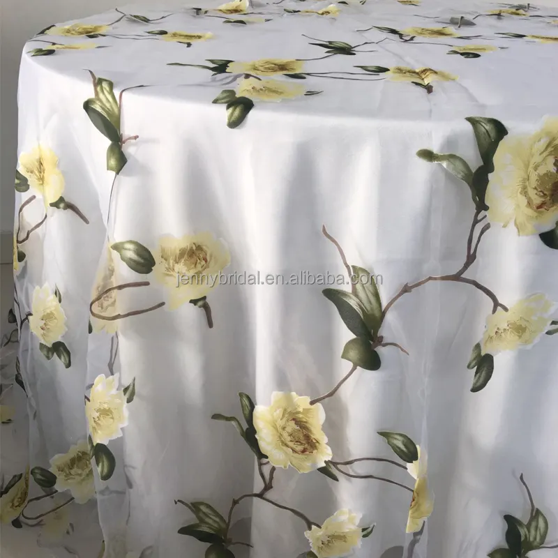 Marokkaanse organza bloemen laatste tafelkleed kerst