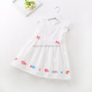 Cotone abiti a maniche corte per le bambine per il proprio marchio, Per La ragazza <span class=keywords><strong>collezione</strong></span> più tardi - Product Image 1