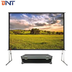 BNT 300 Inch Outdoor / Large Exhibition Hall Front and Rear Projector Fast Fold Projection Screen 120 Inch 120 Degree 4:3,4 : 3