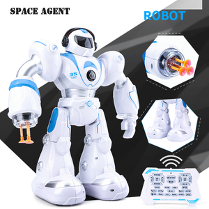 射撃ロボットおもちゃRc警官スマートダンシングロボット弾丸を発射