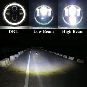 Phare de conduite LED pour moto 40W 5.75 "phare LED rond 5 3/4 pouces projecteur de moto phare avec <span class=keywords><strong>Halo</strong></span> - Product Image 6