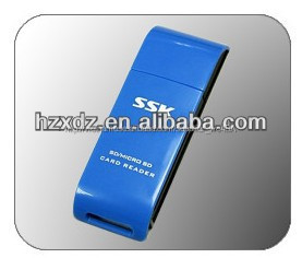 Chất lượng USB 2.0 đầu đọc thẻ, <span class=keywords><strong>SSK</strong></span> 1+1 trong 1 đầu đọc thẻ, đầu đọc - Product Image 1