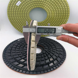 Đường Kính Từ 180Mm Đến 400Mm Kích Thước Lớn Diamond Floor Polishing <span class=keywords><strong>Pads</strong></span> Đối Với Granite Marble Bê Tông - Product Image 3