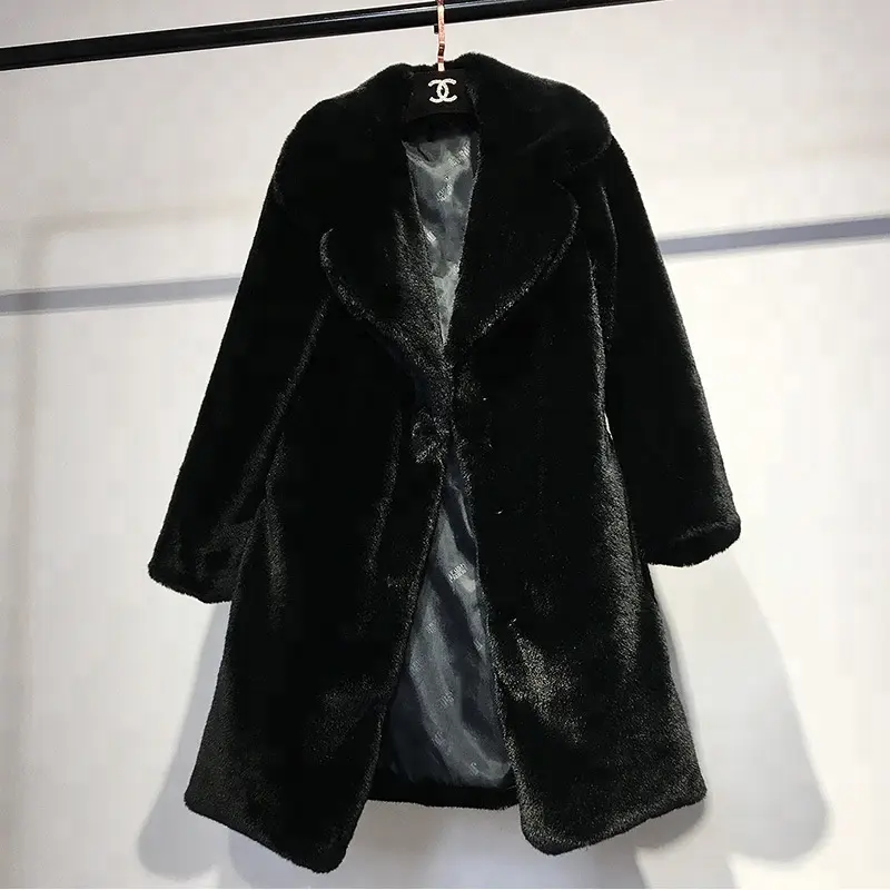 Brand new Full length fox fur hood coat Made In China