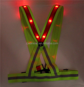 <span class=keywords><strong>Gilet</strong></span> de <span class=keywords><strong>sécurité</strong></span> à LED rouge <span class=keywords><strong>clignotant</strong></span>, haute visibilité, réfléchissant, pour la course à pied, pour femmes - Product Image 2