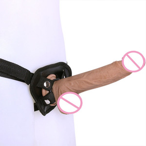 Sangle Sur Gode Artificielle Réaliste Pénis Lesbiennes Sex <span class=keywords><strong>Toys</strong></span> Pour Femme Bretelles Strapon Culottes Silicone Godes Dick - Product Image 1