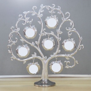 RubySub Kim Loại Tùy Chỉnh Giáng Sinh Khung Ảnh Thăng Hoa Trống Gia Đình Cây Khung Ảnh - Product Image 3