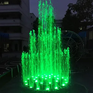 Conjunto de fuente de agua musical pequeña para bailar al aire libre