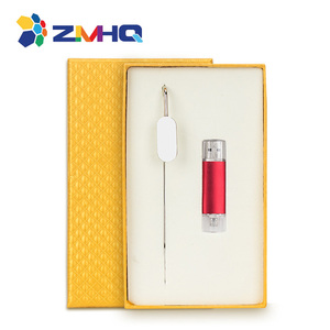 Regalo de la Oficina fijó ocho colores bookmark y USB flash - Product Image 2