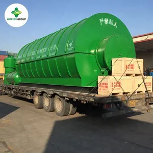 10 TPD batch type waste tyre to diesel fuel machine Huayin Plant