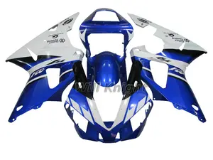 Kit de carénage ABS bleu marine pour moto, ensemble de carrosserie pour Yamaha YZFR1 <span class=keywords><strong>2000</strong></span> 2001 YZF1000 <span class=keywords><strong>2000</strong></span> 2001 <span class=keywords><strong>R1</strong></span> YZF <span class=keywords><strong>R1</strong></span> 00 01 YZF1000 - Product Image 1