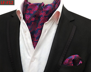 Conjunto de Corbata <span class=keywords><strong>Ascot</strong></span> con Estampado Paisley Floral, <span class=keywords><strong>Pañuelo</strong></span> de Bolsillo, Corbata de Seda, <span class=keywords><strong>Pañuelo</strong></span>, Corbata Cashew, Corbata <span class=keywords><strong>Ascot</strong></span> para Boda, para Hombre - Product Image 4
