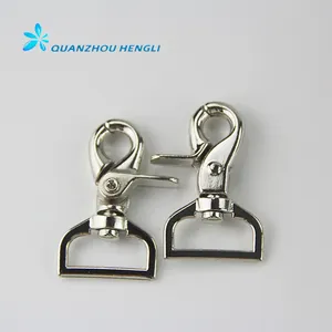 Custom Cheap Black Color Strap G-hook Webbing Swivel Snap G Hook Buckle For Backpack Accessories