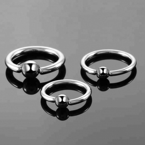 G23 Titanyum esir boncuk burun halkası piercing