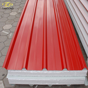 Panel Sándwich para Techo de Aluminio con Aislamiento de EPS/Lana de Roca, <span class=keywords><strong>Precio</strong></span> de Panel para Techo - Product Image 1