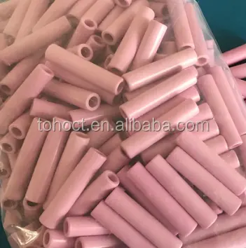 सस्ती कीमत प्रकाश गुलाबी कपड़ा सिरेमिक यार्न गाइड ट्यूब