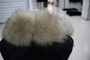 ALICEFUR abastecimiento directo de fábrica, precio al por mayor <span class=keywords><strong>Collar</strong></span> de piel de zorro con cuero chaqueta y abrigo - Product Image 6