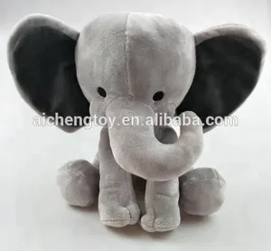 customized design elephant plush stuff toys Classic Big Ear 9 "grey elephant toys Stuffed & Plush Animal elephant Toy dolls