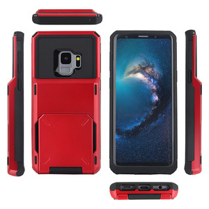 Commercio all'ingrosso supporto di carta della cassa della carta di copertura del telefono mobile per <span class=keywords><strong>samsung</strong></span> s9 tpu pc cassa del raccoglitore per la galassia s9 - Product Image 6