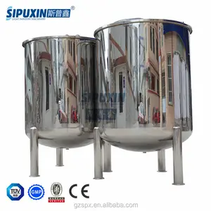 Sipuxin Factory Price 3000 L Stainless Steel 304 Storage Tank Chemical Storage Equipment
