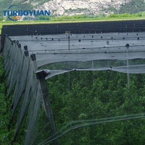 Agricola hdpe plastica anti grandine mesh net nero grandine proof net