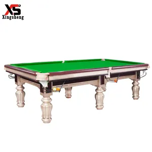 10 years professional manufacturer wholesale 7ft/8ft/9ft chinese style design indoor billiard pool table for pub