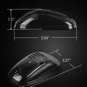 5 Cái Hun Khói Cab Roof Marker <span class=keywords><strong>Lights</strong></span> Amber <span class=keywords><strong>9</strong></span> LED Roof Top Đèn Chạy Ánh Sáng Lắp Ráp Cho Xe Off Road - Product Image 3