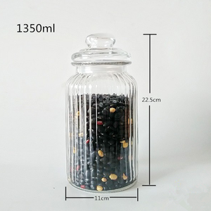 Venta al por mayor de alimentos grado cocina contenedor potes de vidro frascos de almacenamiento de vidrio con tapas de vidrio herméticas - Product Image 6