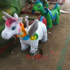 Arc-en-ciel licorne de haute qualité, pour parc d'attractions, à pièces de monnaie, en solde, - Product Image 2