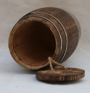 Quà Tặng Kích Thước Tùy Chỉnh Thùng Gỗ Sồi Nhỏ Sơn Dầu Cá Nhân Thùng Gỗ Sồi Rượu Bằng Gỗ Để Bán - Product Image 2