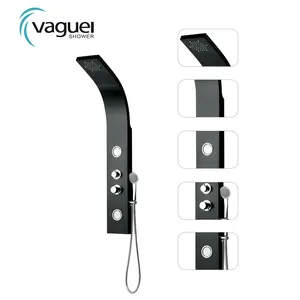 Nouveau Design Moderne Alibaba Intérieur Pvc Revêtement De Mur De <span class=keywords><strong>Douche</strong></span> <span class=keywords><strong>Panneau</strong></span> moderne <span class=keywords><strong>panneau</strong></span> de <span class=keywords><strong>douche</strong></span> <span class=keywords><strong>en</strong></span> <span class=keywords><strong>résine</strong></span> - Product Image 1