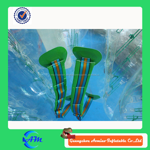Color <span class=keywords><strong>transparente</strong></span> correa verde y mango verde 1.5 m fútbol burbuja humana, <span class=keywords><strong>bola</strong></span> burbuja <span class=keywords><strong>de</strong></span> <span class=keywords><strong>plástico</strong></span> <span class=keywords><strong>para</strong></span> adultos - Product Image 3